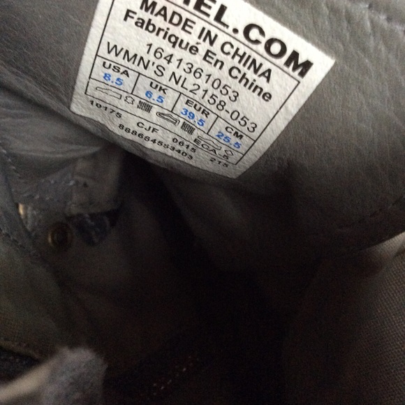 Sorel lace up boots suede denim trim major Carly - Picture 7 of 7